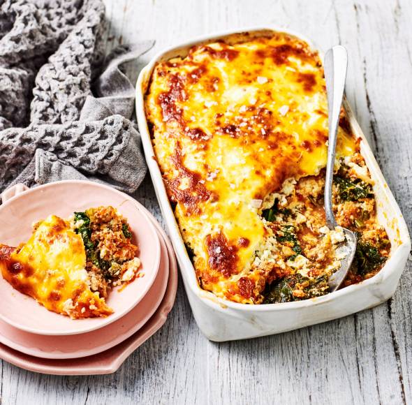 Puten-Grünkohl-Lasagne