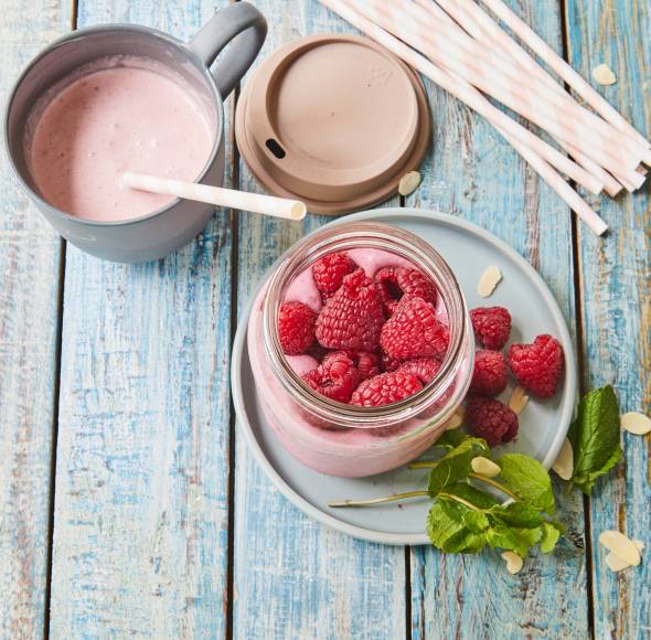 Himbeer-Joghurt-Shake