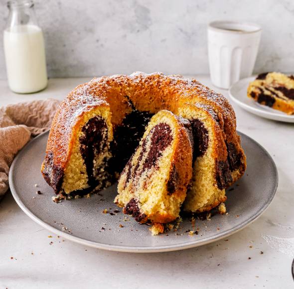 Klassischer Marmorkuchen wie von Oma