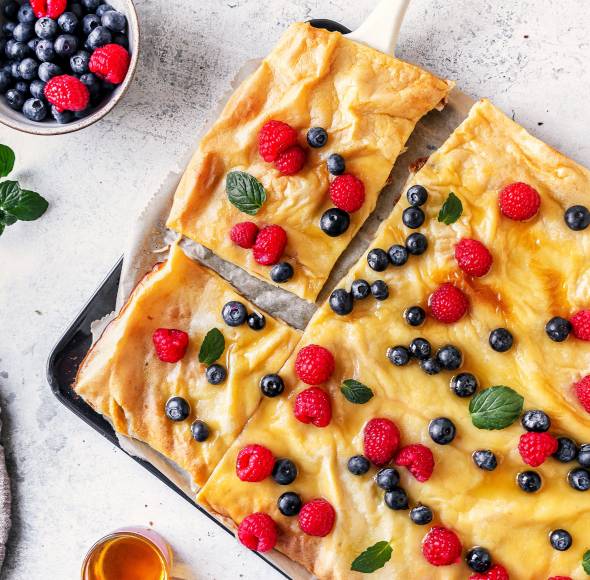 Pfannkuchen vom Blech