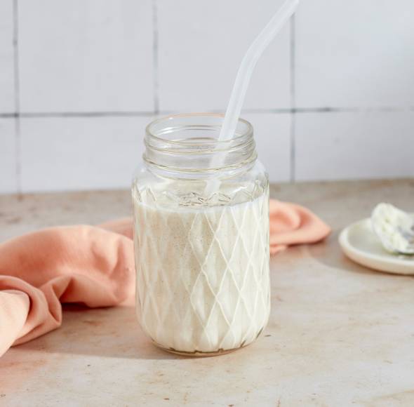 Vanilleshake mit Quark