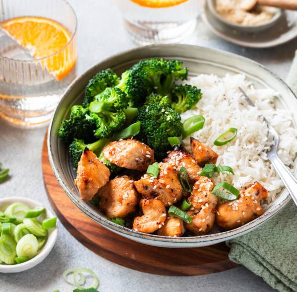 Mariniertes Orange-Chicken aus dem Airfryer