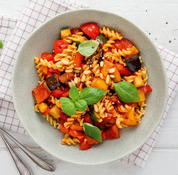 15-Minuten-Ratatouille-Pasta