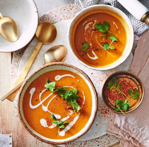 Cremige Rote-Linsen-Suppe