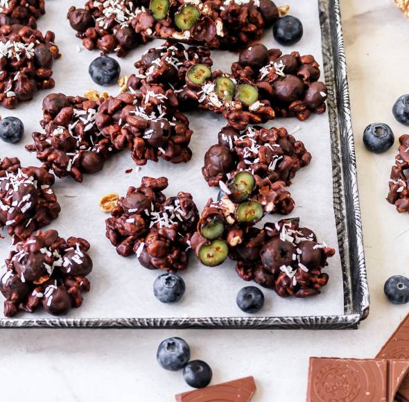 Dinkel-Heidelbeer-Bites