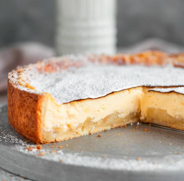 Apfelkuchen mit Schmand