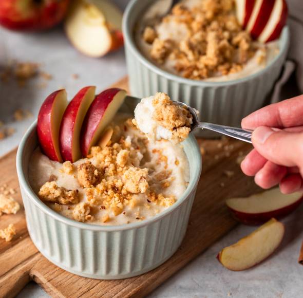 Grießbrei Apple Pie Style