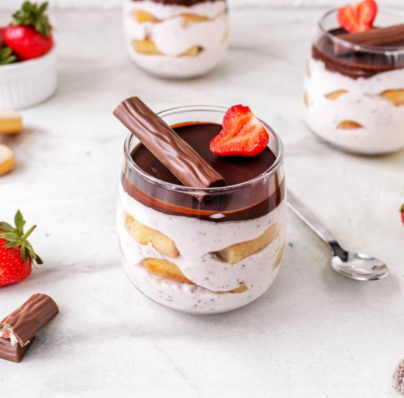 “Yogurette"-Tiramisu im Glas