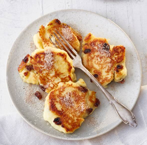 5-Zutaten-Quark-Keulchen mit Rosinen