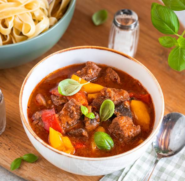 Italienisches Tomaten-Gulasch