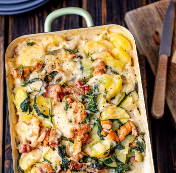 Kartoffelauflauf „alles geht" – ohne Vorkochen