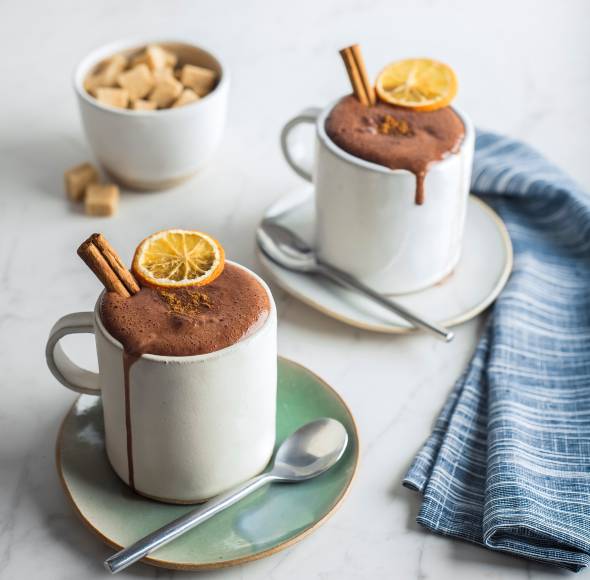 Heiße Schoko-Orange