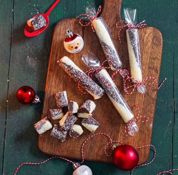 No-Bake-Kokosstangen