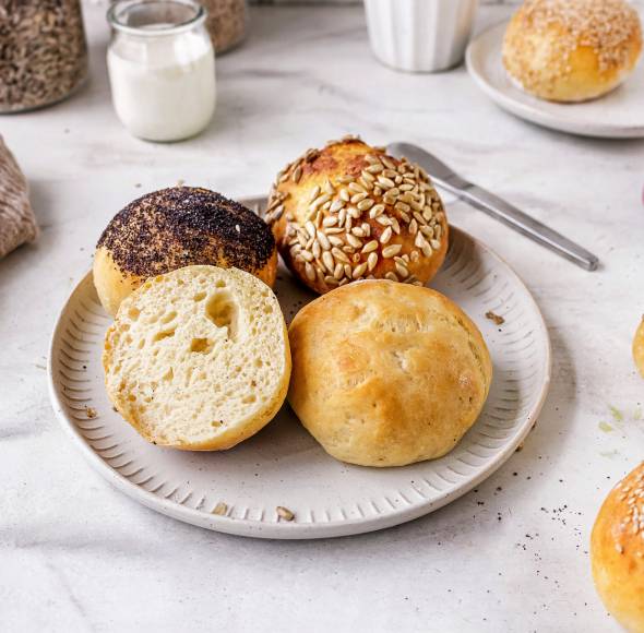 Protein-Sonntagsbrötchen