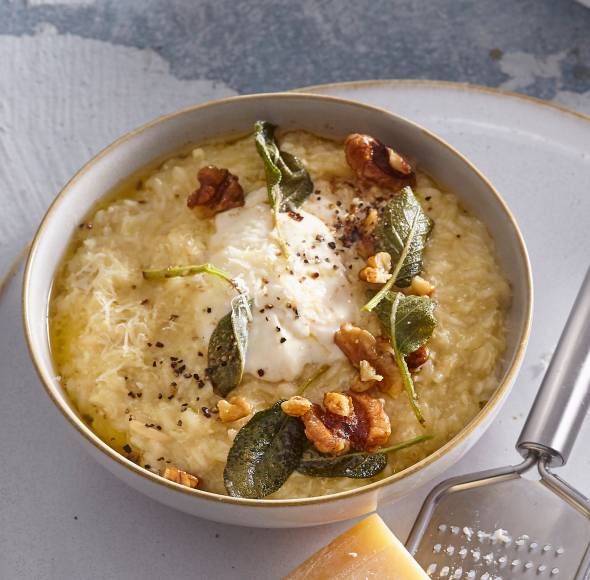 Cremiges Risotto mit Blumenkohl