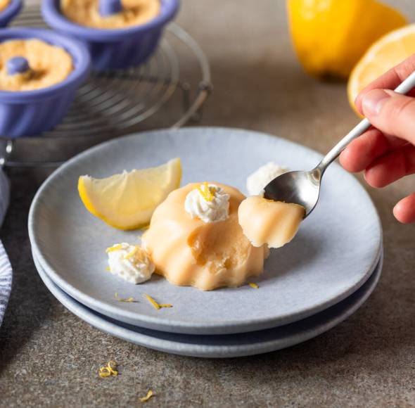 Zitronenpudding aus dem Dampfgaraufsatz