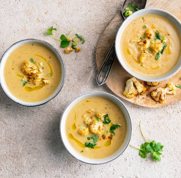 Blumenkohlsuppe in 15 Minuten