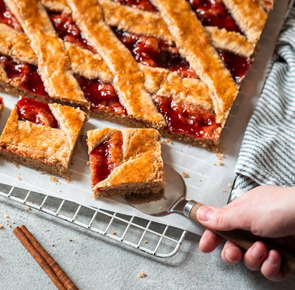 Schneller Linzer Torte vom Blech