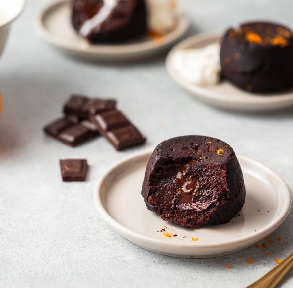 Die zartesten Schokoküchlein mit flüssigem Kern