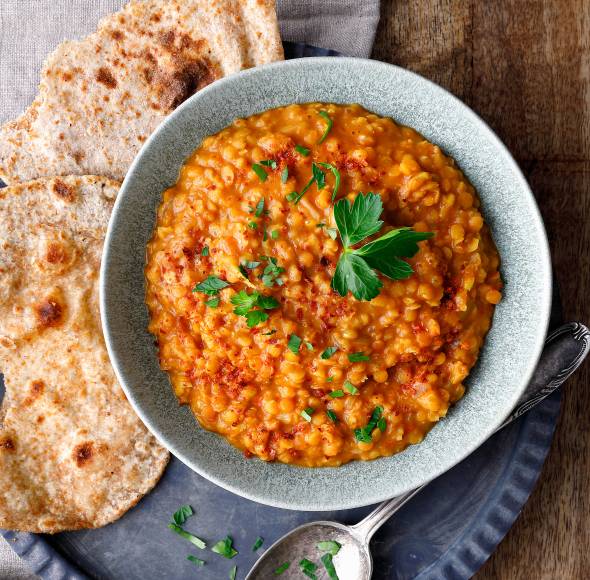 Einfaches Linsen-Dal