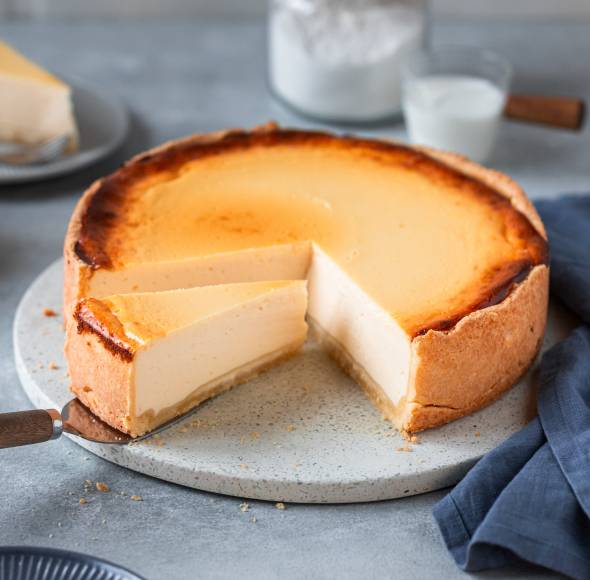 Käsekuchen, der nicht einfällt