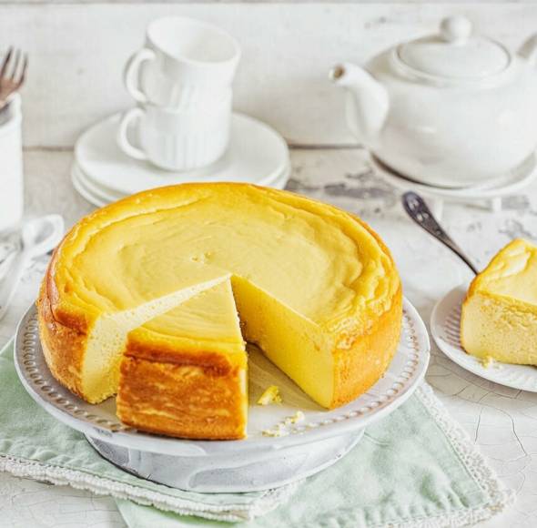 Klassischer Käsekuchen ohne Boden