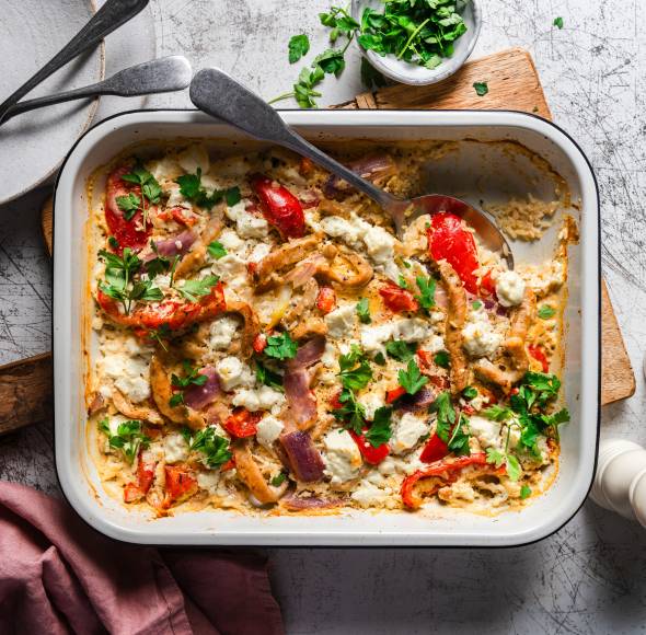 Schnelles Gyros-Feierabendblech