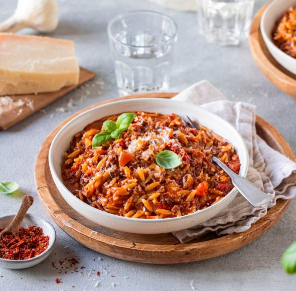 Bolognese Orzo