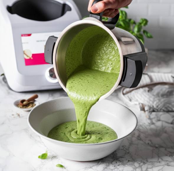 Einfache Bärlauchsuppe