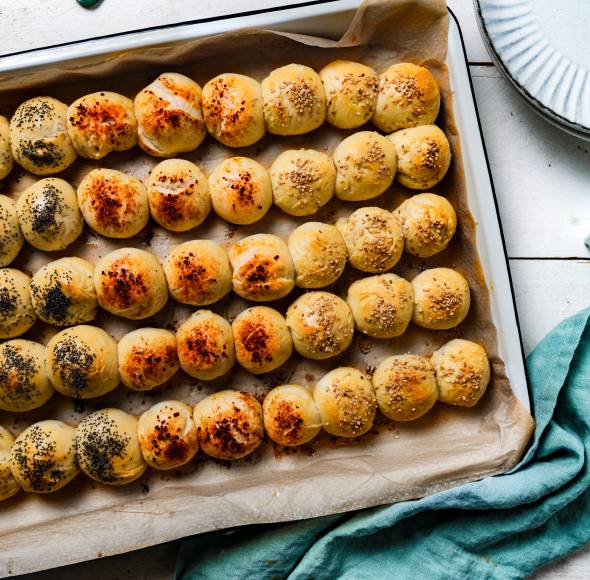 Fußball-Brötchenblech