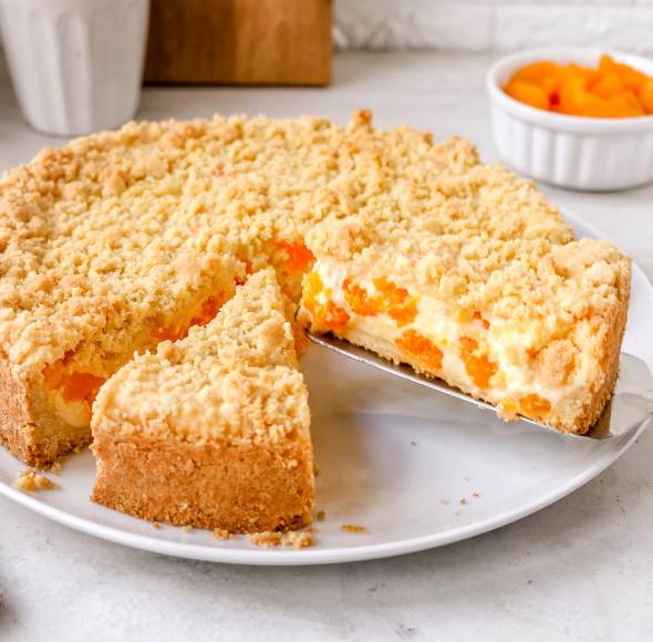 Mandarinen-Streuselkuchen mit Schmand
