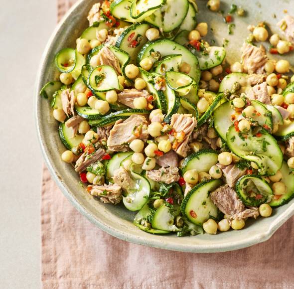Thunfischsalat mit Zucchini