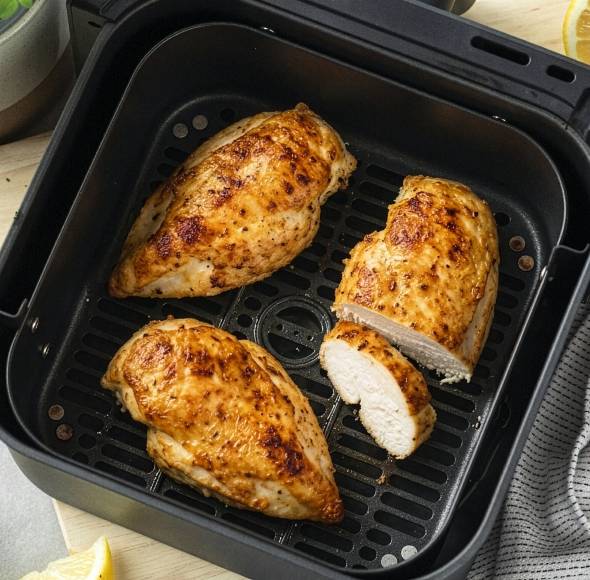 Knuspriges Hähnchen im Airfryer