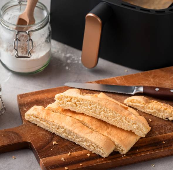 Schneller Tiramisu-Biskuit im Airfryer