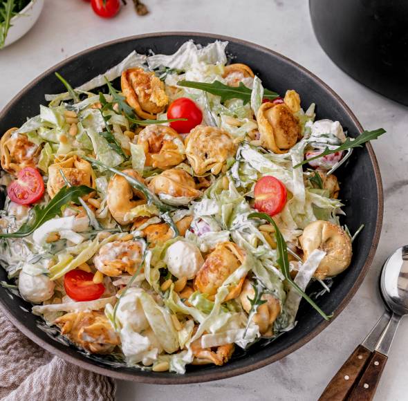 Crispy Tortelllini-Salat