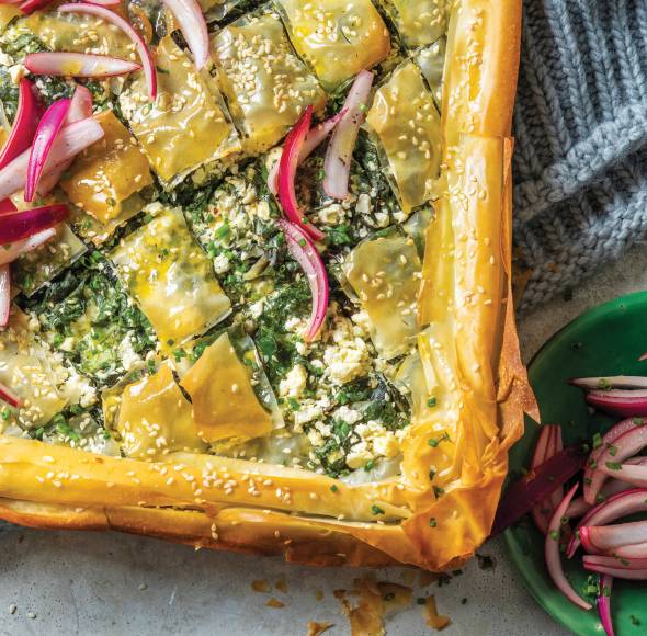 Schnelle Spanakopita