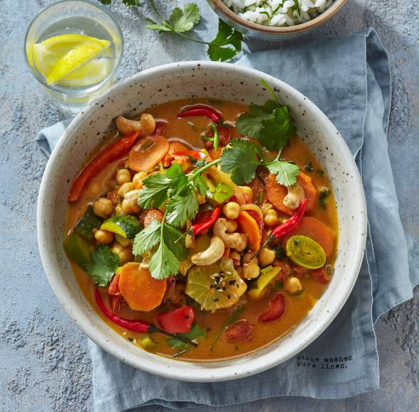 Tomaten-Kichererbsen-Curry
