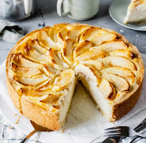 Apfel-Quark-Kuchen