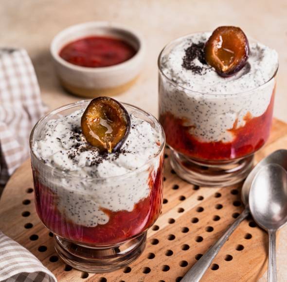 Germknödel-Dessert