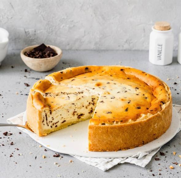 Stracciatella Käsekuchen