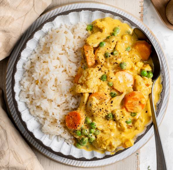 Curry-Schmand-Frikassee XXL
