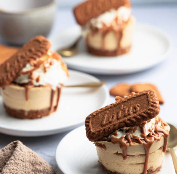 Lotus Mini-Cheesecakes ohne Backen