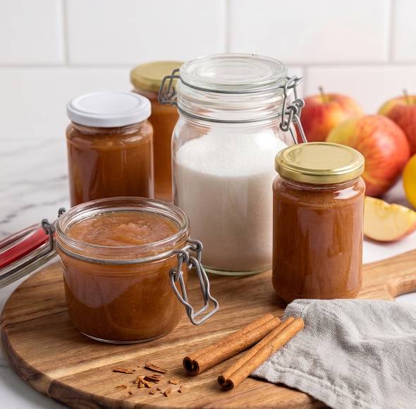 Schnelle Apfel-Zimt- Marmelade
