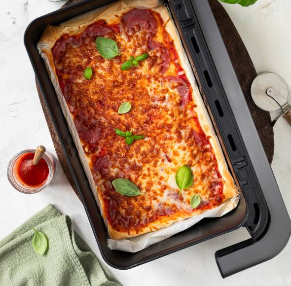 XXL-Pizza im Airfryer