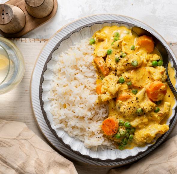 Curry-Schmand-Frikassee XXL