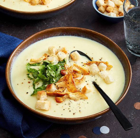 Caesar-Suppe cremig aus dem Monsieur Cuisine