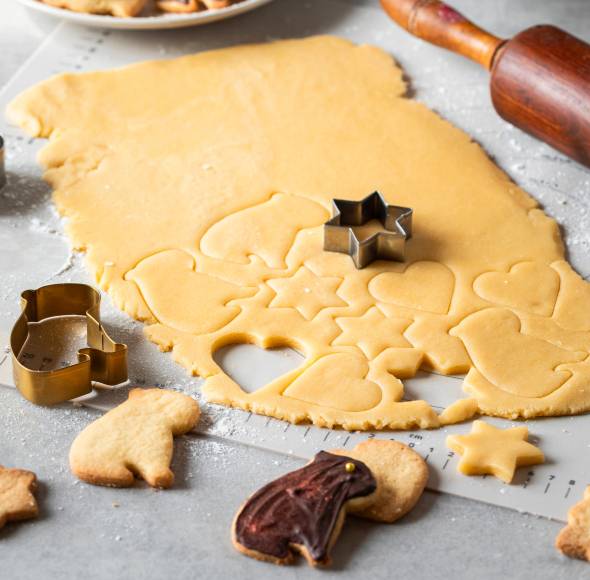 Einfache Ausstechplätzchen