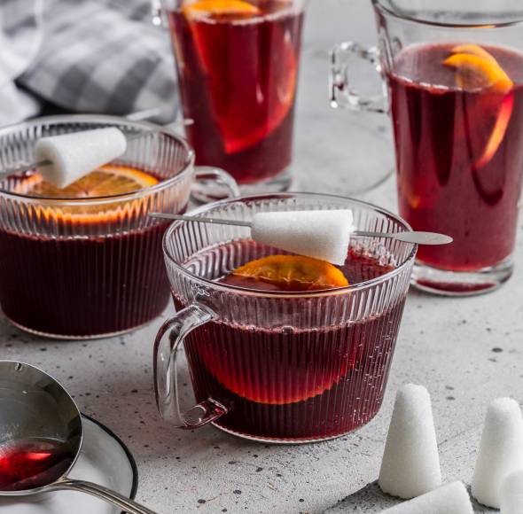 Feuerzangenbowle in der Tasse