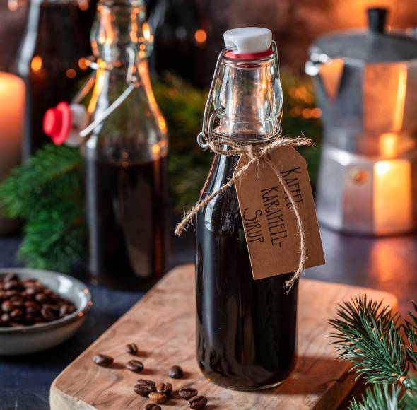 Kaffee-Karamell-Sirup