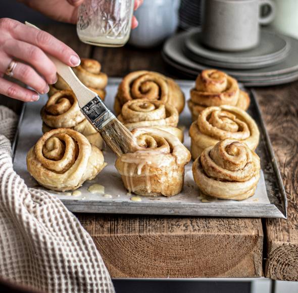 Kardamom-Schnecken zum Vorbereiten